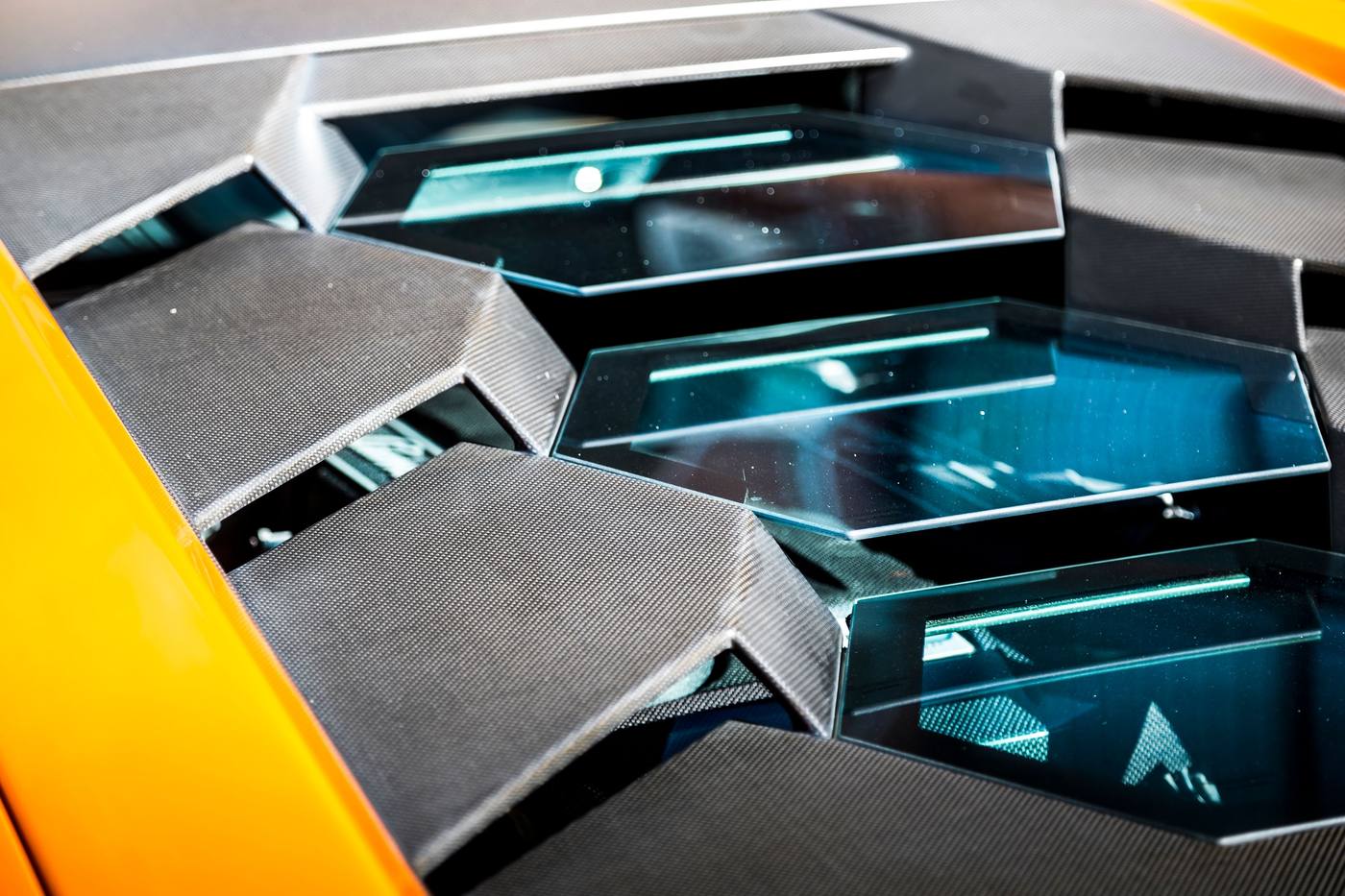 Détail de carrosserie d'une voiture